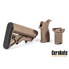 BR accesories kit for M4 - Magpul Dark Earth Cerakote - Dytac - Rebel Replicas