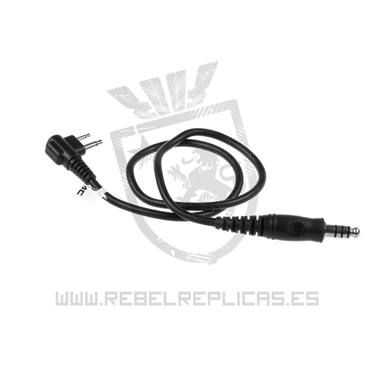 Cable Motorola de dos conectores para Z4 PTT - Rebel Replicas