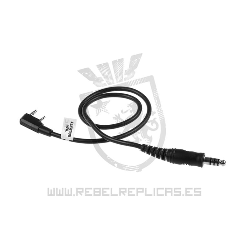 Cable con conector Kenwood para Z4 PTT - Rebel Replicas