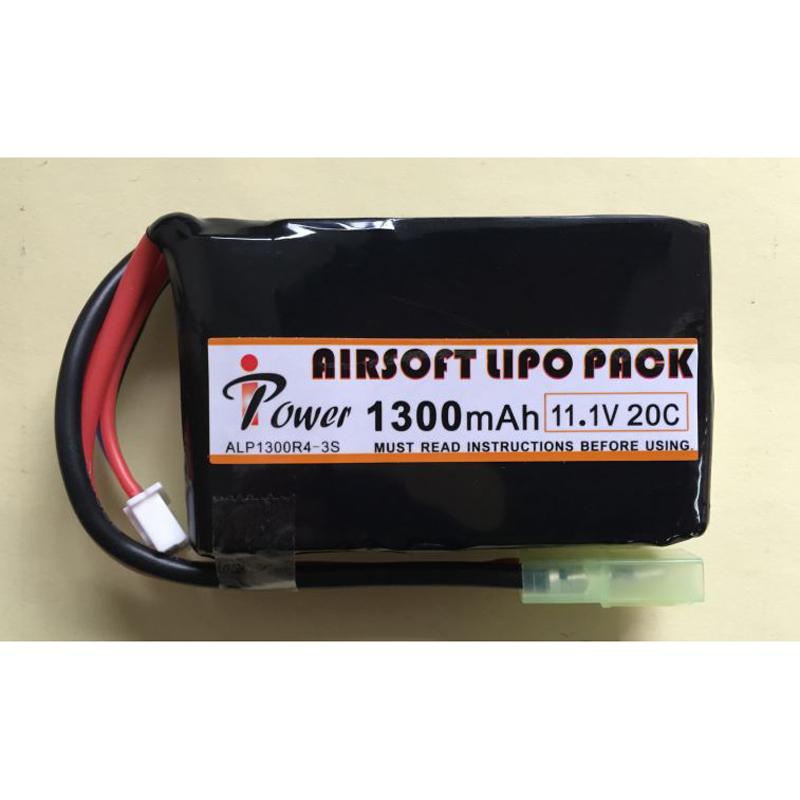 Batería LiPo 11,1V 1300mAh 20C - Mini corto The Time Seller