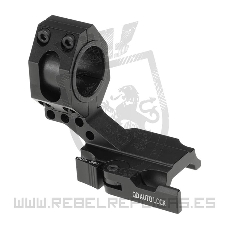 Montura QD Auto Lock Cantilever 25.4 / 30mm - Negro - Aim-0 - Rebel Replicas