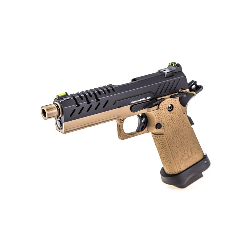 Pistola HI-CAPA 4.3 - GBB - Negro/Tan - Vorsk - Rebel Replicas