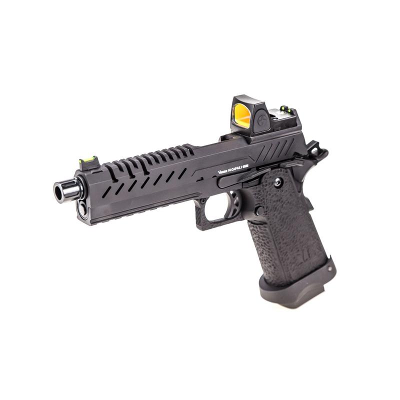 Pistola HI-CAPA 5.1 + Red Dot BDS - GBB - Negro - Vorsk The Time Seller