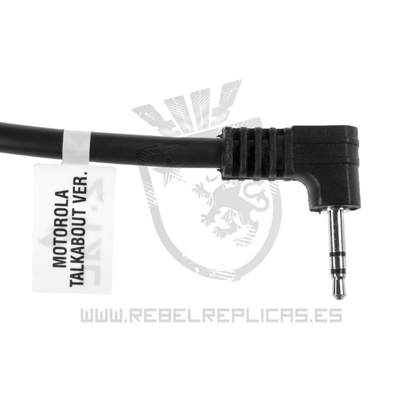 Cable Motorola con conector Talkabout para Z4 PTT - Rebel Replicas