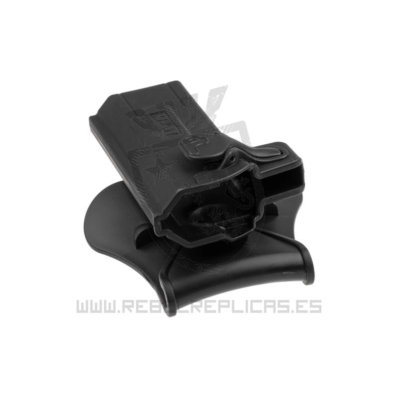 Paddle holster for KJW Hi-Capa - Black - Amomax - Rebel Replicas