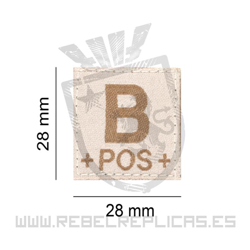 B Pos Bloodgroup Patch - Rebel Replicas